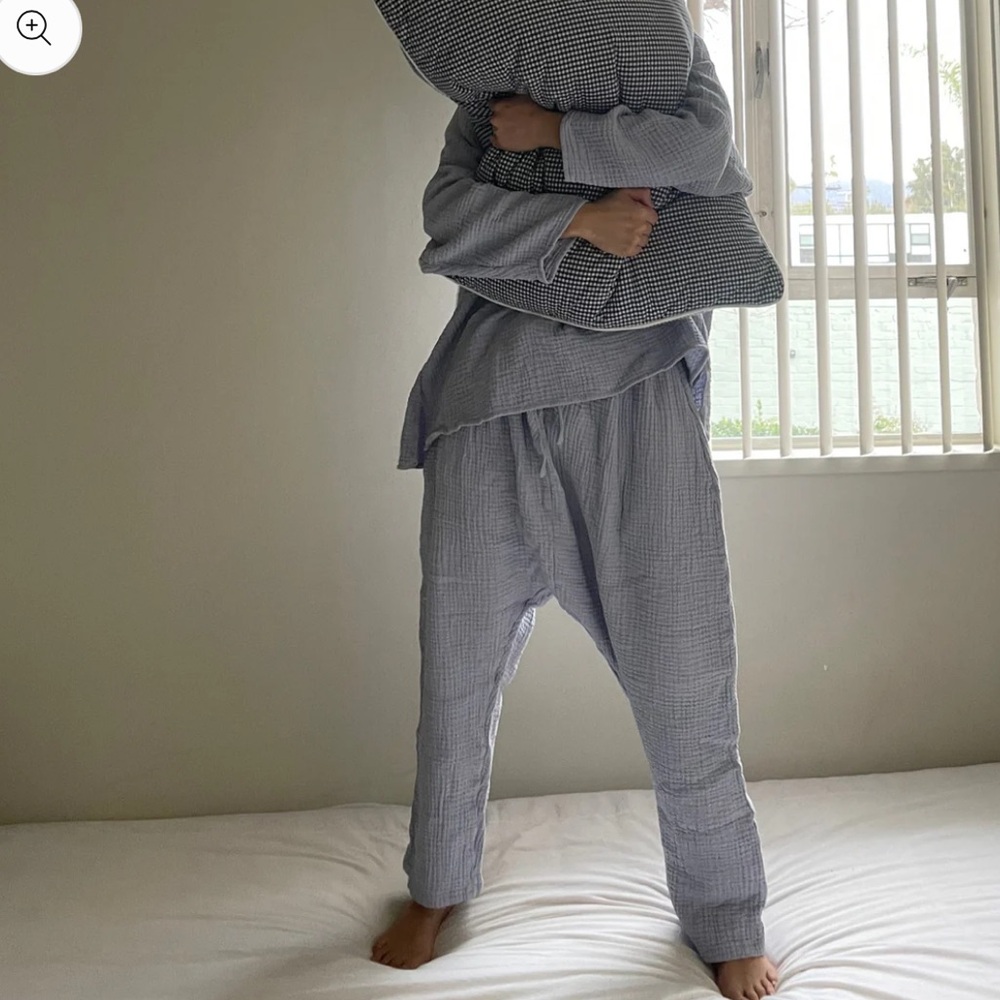 April Meets October: August Pants Pale‎ Blue (New Design)